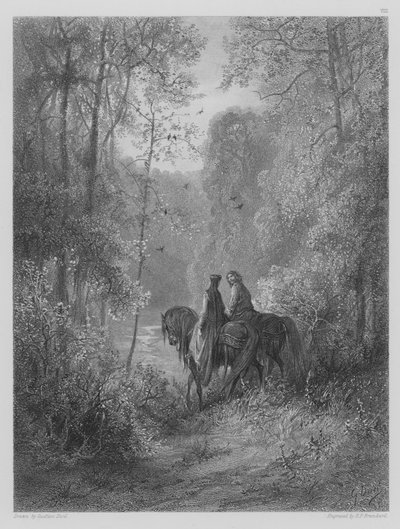 De Dageraad van de Liefde door Gustave after Dore